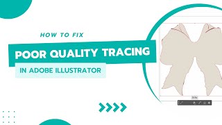 Fix Messy Image Trace in Illustrator | Clean Up with Pen Tool & Nodes
