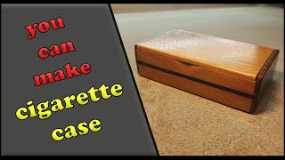 how to make wooden cigarette case/diy