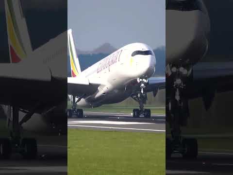 Ethiopian Airlines Are Landing At Addis Ababa Airport Viralvideo Flight