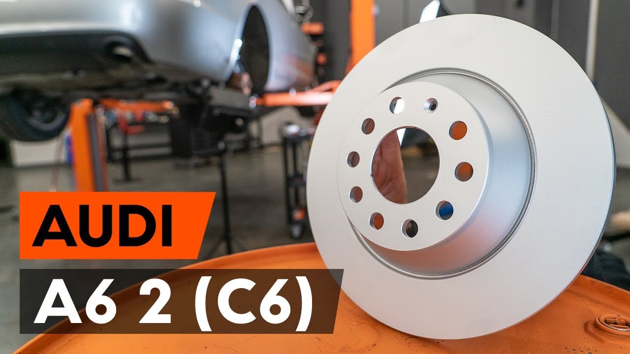 Comment remplacer des disques de frein arrière sur AUDI A6 2 (C6