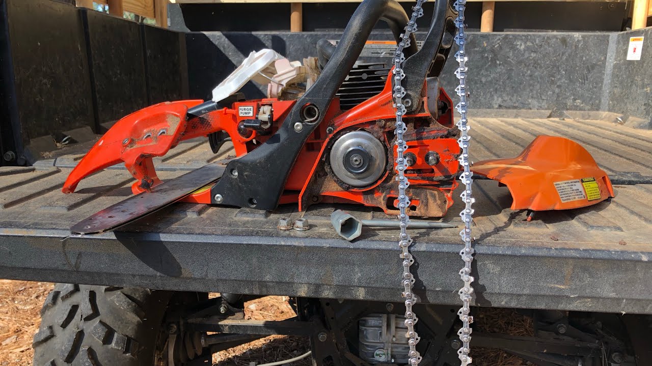 ECHO CS310 Chainsaw How To Replace The Bar And Chain, 42% OFF
