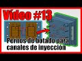 Como diseñar pernos de botado para canales de inyección | Vídeo 13 | Molde de inyección de plástico