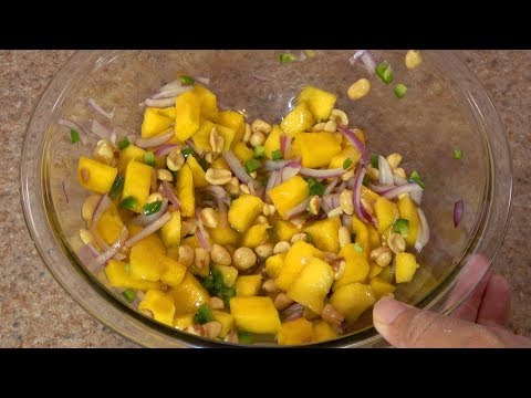 Video: Thai Mango Salad - Step By Step Recipe With Photos