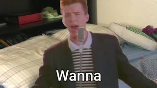 Rick Astley just wants to eat