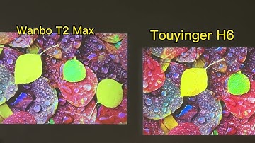 Touyinger H6 1080p projector vs wanbo t2 max