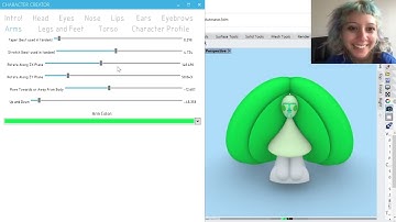 Rhino/Grasshopper Character Creator Time Lapse