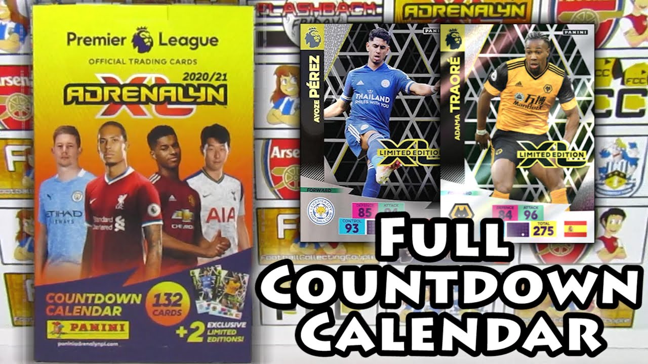 adrenalyn-xl-2020-21-premier-league-advent-calendar-opening-2-exclusive-limited-editions-youtube