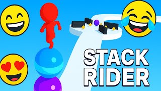 Stack Rider 🌀 Epic Levels & Crazy Fails! 🔥” Level 1-4