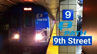 PATH: Blue & Yellow line action @9th St