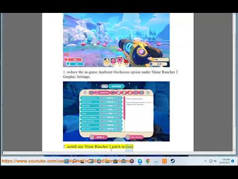 Fix Slime Rancher 2 low FPS issue! Slime Rancher 2 map? Not loading?