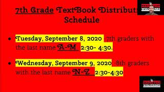 7th & 8th Grade Orientation