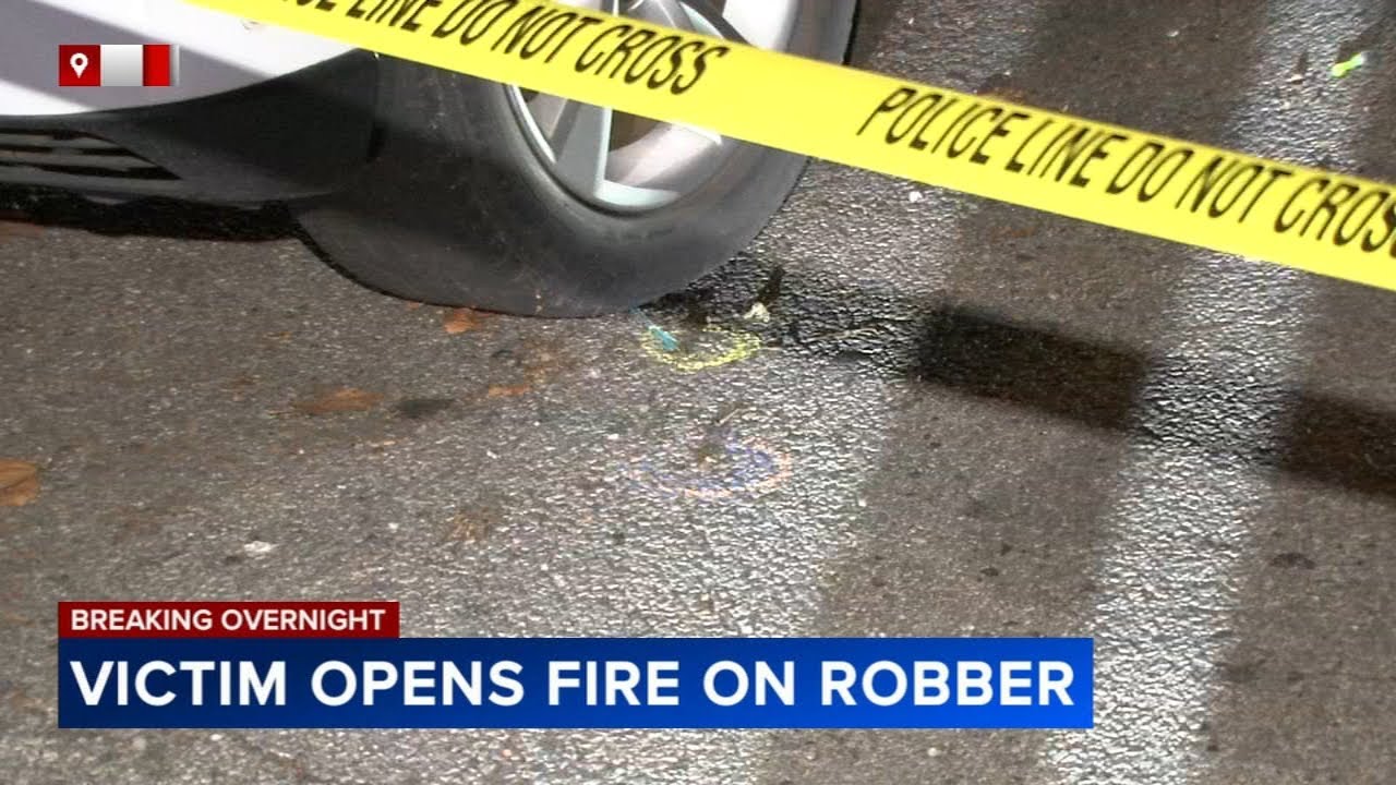 Victim opens fire on alleged robber in Philadelphia's Olney section