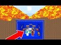 DESAFIO DA BASE DE ÁGUA VS TSUNAMI DE LAVA NO MINECRAFT!