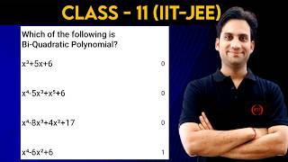 Which of the following is Bi-Quadratic Polynomial? A) x³+5x+6 B) x⁴-5x³+x⁵+6