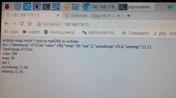 Arduino ESP8266 Serial JSON