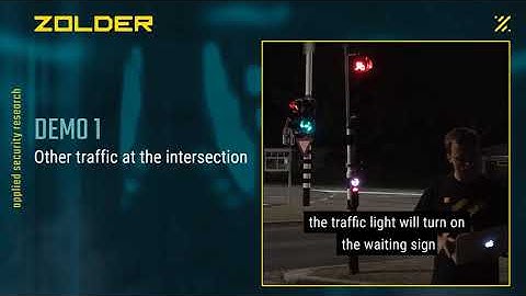 Zolder - hacking traffic lights - demo 1