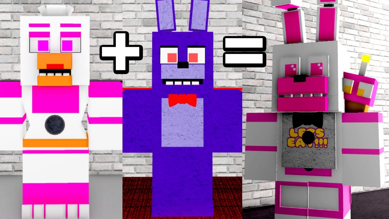 JUNTEI O WITHERED BONNIE + WITHERED FREDDY EM UM SÓ ANIMATRONIC no Roblox  Animatronic World 