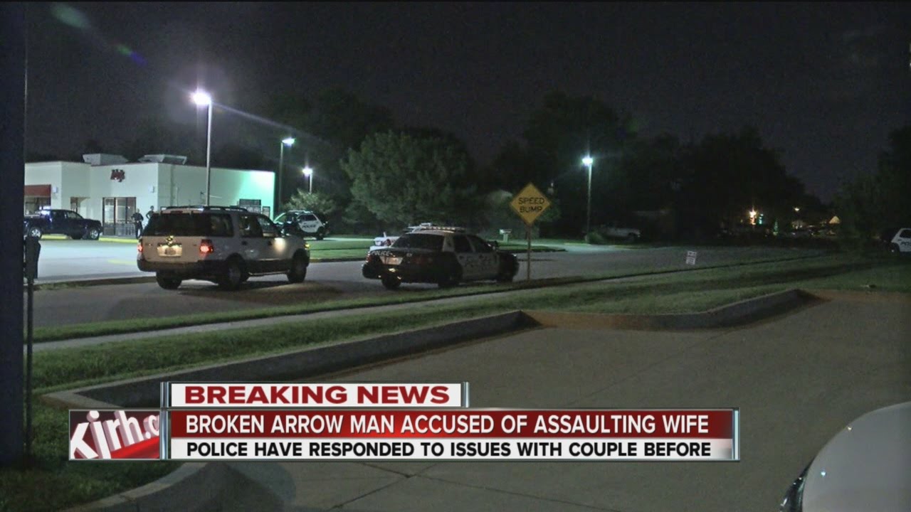 Broken Arrow man in jail after assaulting wife - YouTube