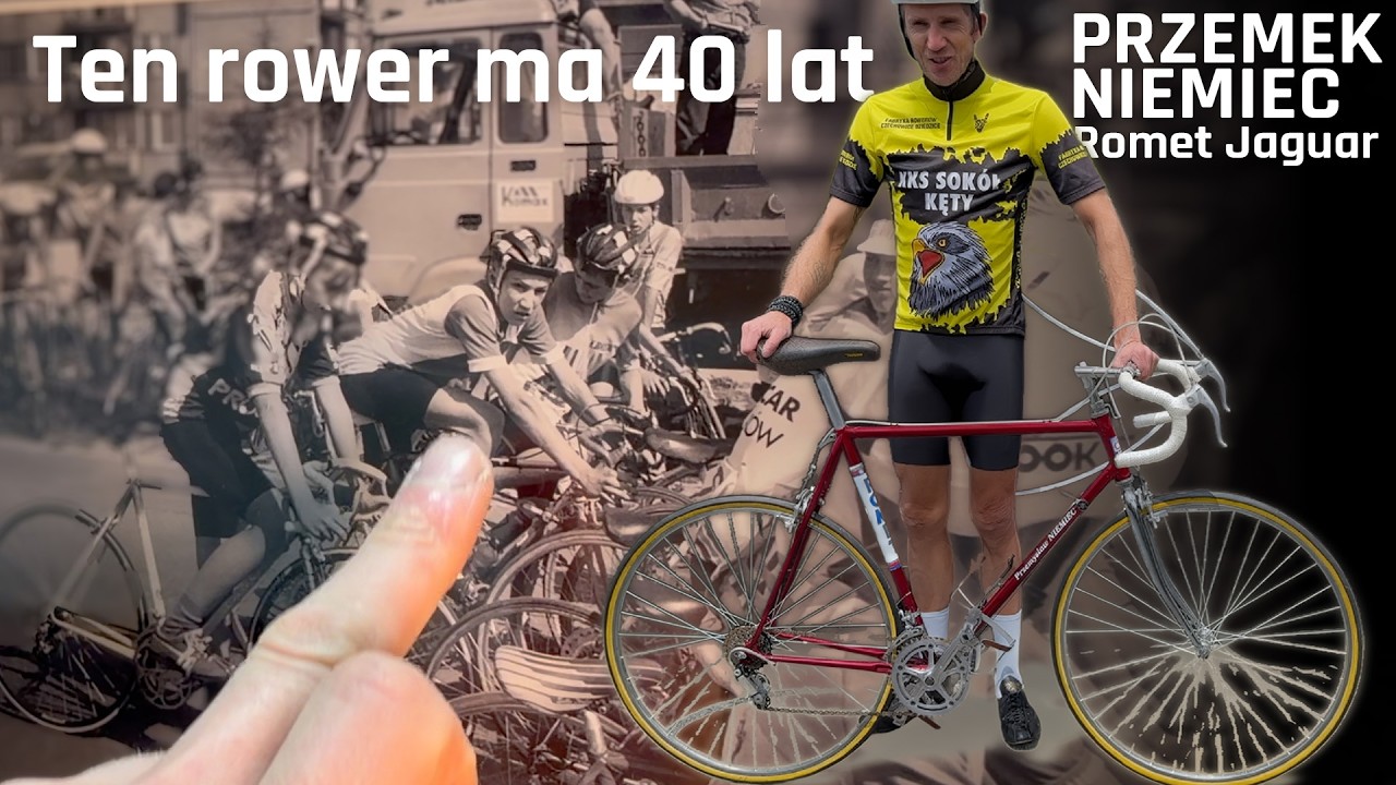 Ile waży 40 letni rower szosowy? Romet Jaguar Przemka Niemca, byłego PRO