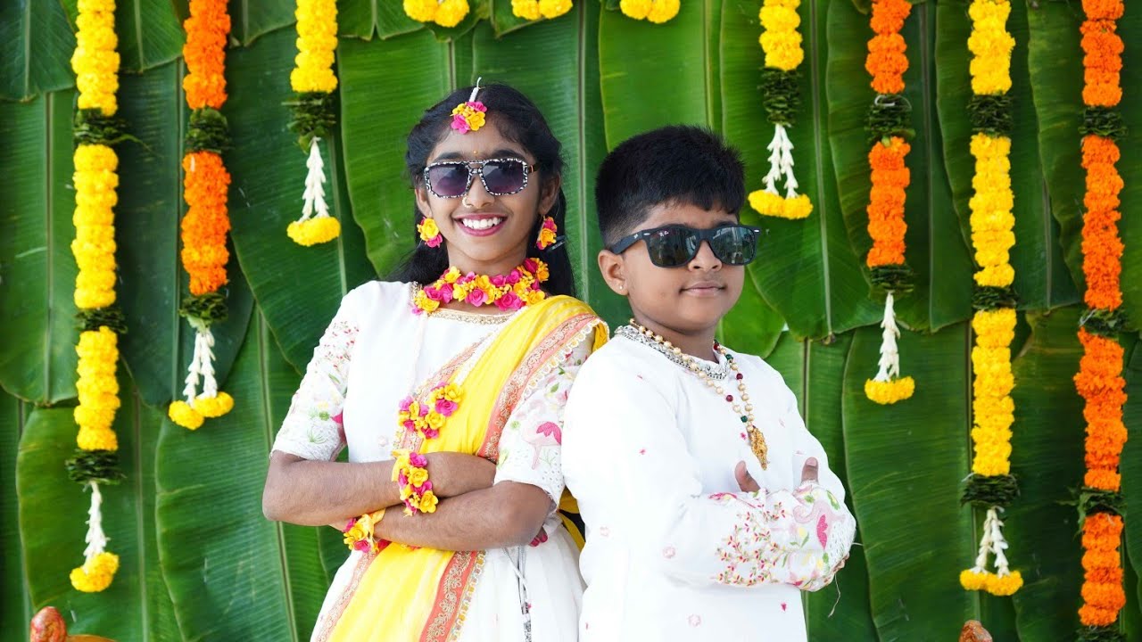 Half Saree & Dhoti Ceremony Haldi Teaser of Maanvi & Saharsh....