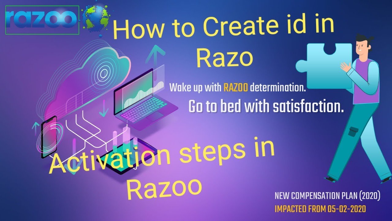 How to create id and do activation in RAZOO INTERNATIONAL #RAZOO - YouTube