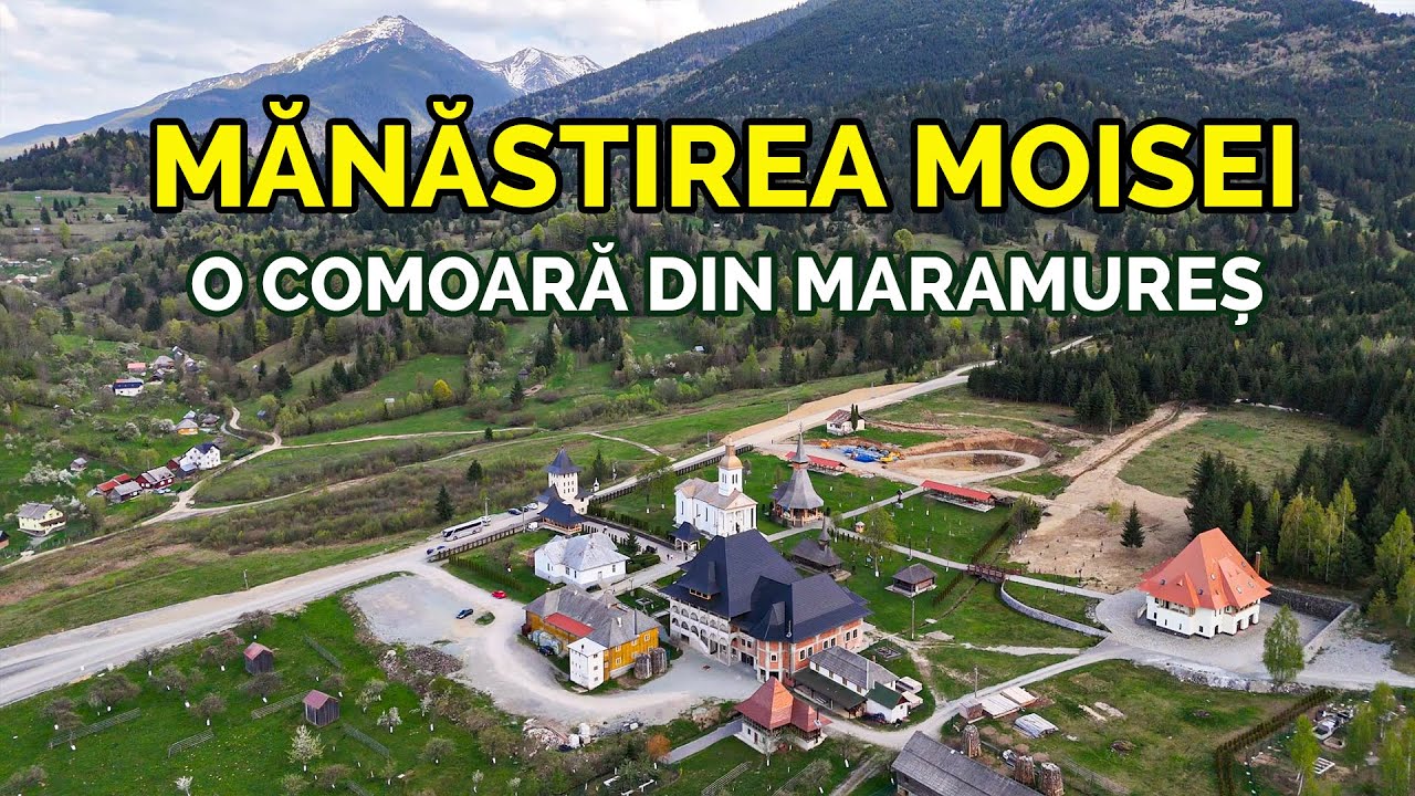 ⛪ Mănăstirea Moisei – Comoara Spirituală din Maramureș | Liniște, Credință, Imagini Aeriene Superbe!