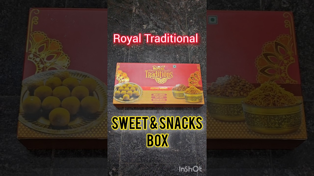 Royal Traditional Diwali sweet and snacks gift box