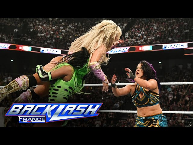 Bayley vs. Naomi vs. Tiffany Stratton – Triple Threat Match: WWE Backlash highlights, May 4, 2024 class=