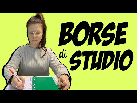 COME OTTENERE BORSE DI STUDIO