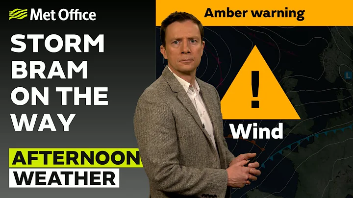 08/12/2025 - Wind and rain on the way - Evening Weather Forecast UK – Met Office Weather