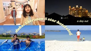 Dubai 7 star ⭐ beach Hotel Sheradon #vlog6  alisha 5star.