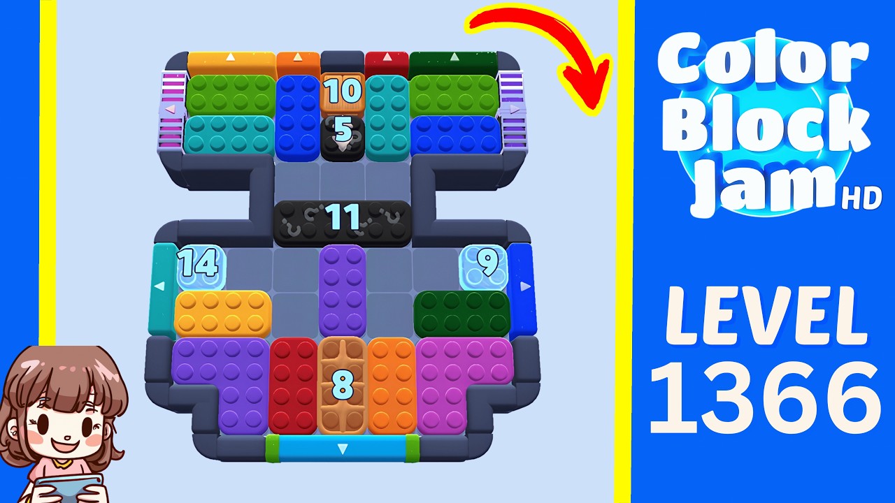 Color Block Jam Level 1366 Solution Walkthrough - YouTube