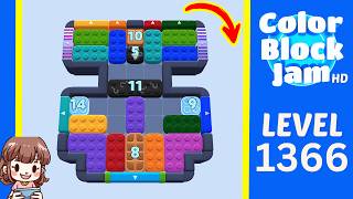 Color Block Jam Level 1366 Solution Walkthrough