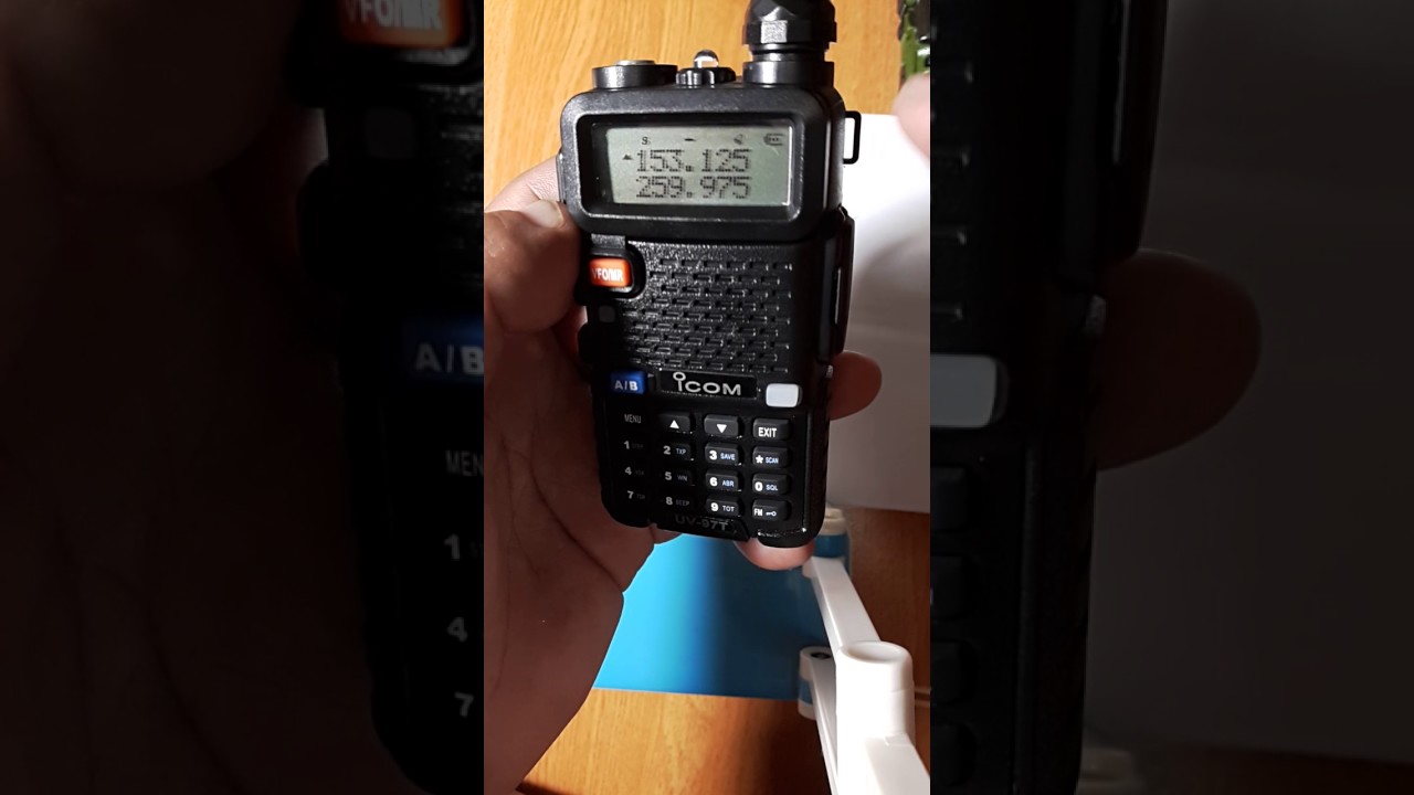 วิธีตั้งค่าดูเพล็กซ์ icom uv97T 95พราง 95ดำแดง