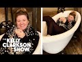 Kelly Drinks In Bathtub & Shares Trapped With Toddler Tips | Thirsty Thursday | Digital Exclusive