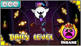 DAILY LEVEL! #2956 | Ghost House by MathisCreator 3(C)_100% | Geometry Dash