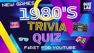 BRAND NEW 1980'S Trivia Quiz Game. FIRST For YouTube! GREAT Family Fun!