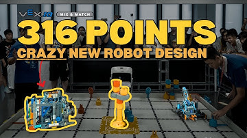 This Mix & Match robot can do EVERYTHING! | 316pts Match Review from China [VEXIQ BiliBili Analysis]