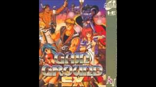 Round 1 Theme From Gain Ground Sx Pc Engine Super Cd-Rom Sega, 1992