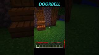 Minecraft working Doorbell💀 #minecraftshorts #trend #mineland