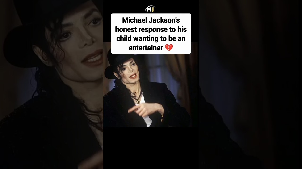 Michael Jackson on His Child becoming a Star 😓 #kingofpop #michaeljackson