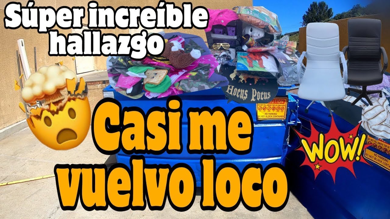 DUMPSTER DIVING♻️CASI  ME VUELVO LOCO DE TANTAS COSAS QUE ENCONTRÉ EN LA BASURA INCREÍBLE HALLAZGO 🤑