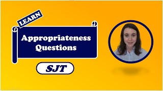 SJT: Appropriateness Questions