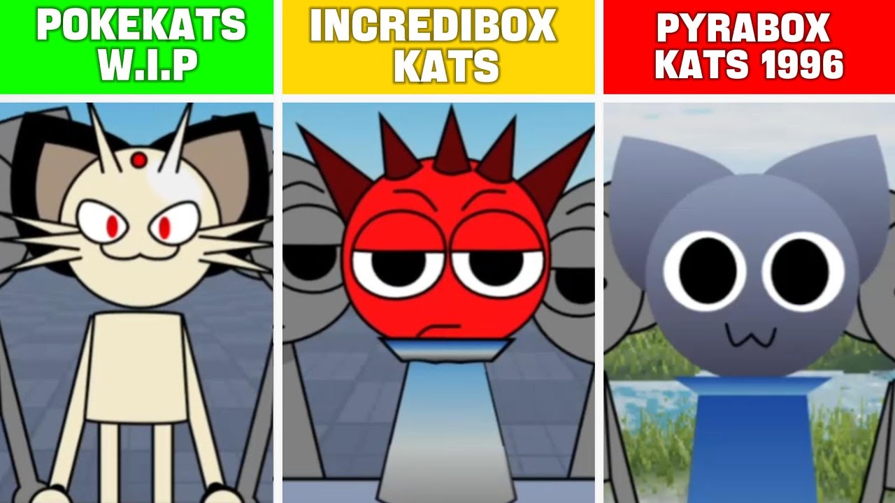 Incredibox Kats: Pokekats VS Kats VS Pyrabox 1996 — qual foi o melhor mod? 🔥