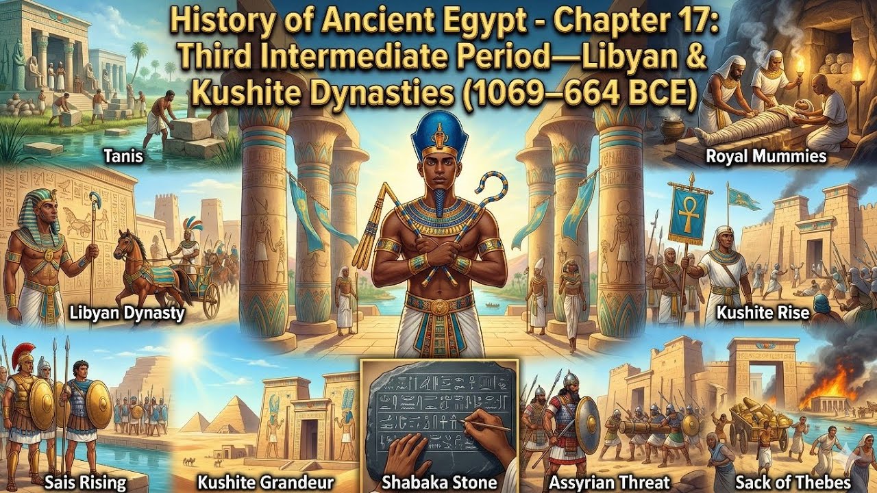 History of Ancient Egypt - Chapter 17: Third Int. Period—Libyan & Kushite Dynasties (1069–664 BCE)