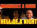 AMERICAN REACTS TO MASHBEATZ & SAUDI - HELL OF A NIGHT (OFFICIAL MUSIC VIDEO)