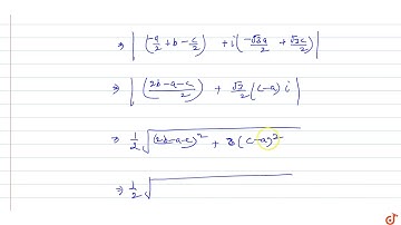 If `a, b, c` are distinct odd integers and `omega` is non real cube root of unity, then minim