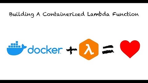 Building image for custom AWS Python 3.8 Lambda function