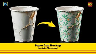 Easy Tutorial - How to Create Realistic Paper Cup Mockups in Photoshop!  #sukasstudio2.0 screenshot 1