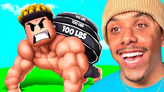 Celebrity I Became the STRONGEST In the WORLD in PUSH-UP TRAINING SIMULATOR! (Roblox) Profile